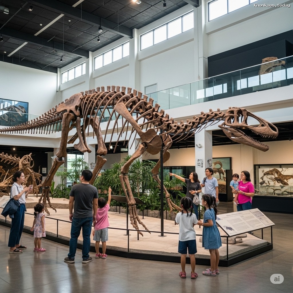 ขอนแก่น...ดินแดนแห่งไดโนเสาร์: ร่องรอยอารยธรรมโบราณใต้ผืนดินอีสาน